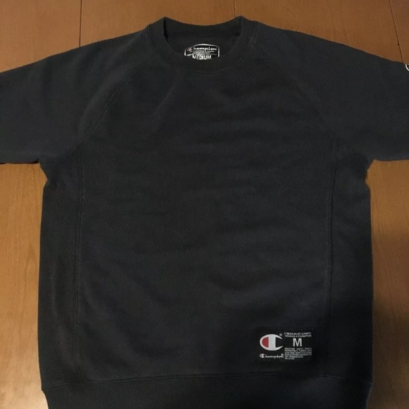 Champion Other - Champion Short Sleeve Sweatshirt Thick Shirt, Sz M